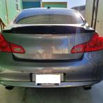 Infiniti G37 G25 2009-2013 Sedan Rear Trunk Spoiler Carbon Fiber/FRP