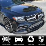 Mercedes Benz E Class W213 Sport E43 AMG 2017-2019 Front Bumper Lip Carbon Fiber