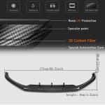 Audi S5 A5 Sline B8.5 Facelift 2012-2016 Front Bumper Lip Carbon Fiber