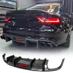 Carbon Fiber Rear Diffuser for Audi A7 Standard 2012-2015 Pre-Facelift Customized Rear Lower Bumper Lip Spoiler Body Kit