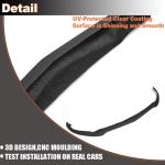 Gloss Black Front Bumper Lip Fits for Alfa Romeo Giulia Sport Sedan 2016-2021 FRP Chin Spoiler Splitter Protector Air Dam Chin Diffuser Factory Outlet (Style A)