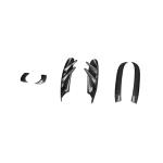Porsche Taycan Turbo S 9J1 Sedan 2019-2024 Head light Trim Frame Cover Carbon Fiber