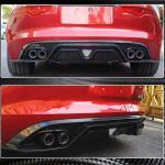 Jaguar F-TYPE X152 Convertible 2-Door 2014-2019 Rear Bumper Diffuser Carbon Fiber