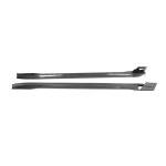 Porsche Taycan Base 4S Sedan 4-Door 2019-2024 Real Carbon Fiber Side Skirts