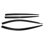 Kia Stinger (2018-2023) Dry Carbon Fiber Window Visor Shades Sun Rain Guard – Direct Fit
