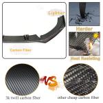 Carbon Fiber Front Lip for Audi RS7 Hatchback 4-Door 2017 Bumper Air Dam Lower Chin Splitter Protection Body Kit