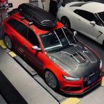 2016 Audi S7 C7.5 Vented Carbon Fiber Hood
