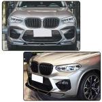 Gloss Black Front Bumper Lip for BMW F97 X3M F98 X4M 2019-2022 Auto Front Chin Spoiler Splitter Protector Air Dam Factory Outlet