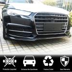 Audi S6 A6 Sline C7.5 Sedan Facelift 2016-2019 Front Bumper Lip Carbon Fiber