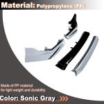 Front Lip Spoiler for Honda Civic Sedan 2022-2024 Sonic Gray | PP Lower Chin Bumper Spoiler Splitter Protection Air Dam Body Kit
