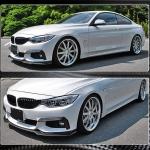 BMW 4 Series F32 F33 F36 M Sport 2014-2019 Front Bumper Lip Carbon Fiber