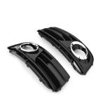 Gloss Black Fog Light Cover Trim Compatible with Audi Q5 2013-2015 ABS Gloss Black Front Bumper Chrome Lower Grille Car Accessories 2PC/Set