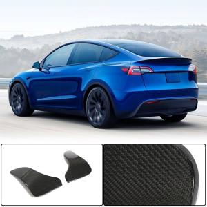 Tesla Model Y 2020-2022 Rear Bumper Splitters Dry Carbon Fiber