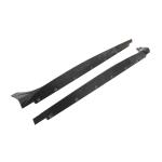 2020–2021 Audi S5 Sportback B9.5 Carbon Fiber Side Skirt Extensions with Rear Fins