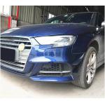 Audi S3 A3 8V Sline Sedan Facelift 2017-2020 Front Bumper Vents Carbon Fiber