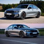 BMW 3 Series G20 G28 320i 330i Sedan 4-Door 2023-2025 Carbon Fiber+ABS Front Hood Kidney Grill
