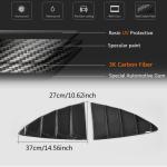 Subaru BRZ Toyota GT86 FT86 Scion FR-S Rear Window Fender Scoops Dry Carbon Fiber