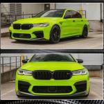 BMW 5 Series F90 M5 LCI 2021+ Carbon Fiber Front Bumper Lip