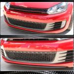 Volkswagen VW Golf 6 MK6 GTI 2010-2013 Front Bumper Lip Carbon Fiber