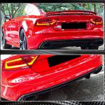 Audi RS7 C7 2014-2016 Rear Bumper Diffuser Dry Carbon Fiber