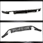 Volkswagen VW Golf 7 MK7 Standard/GTI 2014-2016 Rear Bumper Diffuser Carbon Fiber