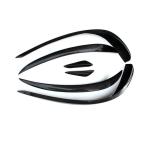 Mercedes Benz (W207) C207 A207 Sport Facelift 2014-2016 Front Bumper Trims Carbon Fiber