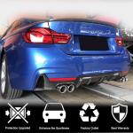 BMW 4 Series F32 F33 F36 M Sport 2014-2019 Rear Bumper Diffuser Carbon Fiber