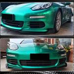 Porsche Panamera 970 Facelift 2014-2016 Front Bumper Lip Carbon Fiber