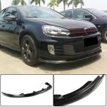 Volkswagen VW Golf 6 MK6 GTI 2010-2013 Front Bumper Lip Carbon Fiber