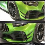 Mercedes Benz AMG GT R 2-Door 2016-2019 Front Bumper Fins Carbon Fiber