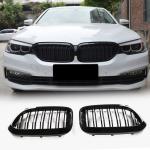 BMW 5 Series G30 G38 520i 540i F90 M5 2017-2020 Front Grille Glossy Black ABS