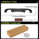 Mercedes Benz V Class W447 V220d V250 Van 4-Door 2016-2018 Rear Bumper Diffuser Carbon Fiber