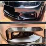 BMW 4 Series F32 F33 F36 M Sport 2014-2019 Fog Light Vents Carbon Fiber