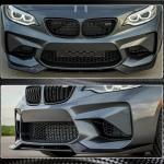 BMW 2 Series F87 M2 Coupe 2016-2019 Front Bumper Lip Carbon Fiber