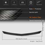 Mercedes Benz E Class W212 2010-2016 Rear Trunk Spoiler Carbon Fiber