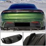 Porsche Taycan 9J1 Base/4/4S 2019-2021 Rear Bumper Diffuser Dry Carbon Fiber