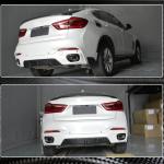 BMW X6 F16 M Sport Sport Utility 2015-2019 Rear Bumper Diffuser Carbon Fiber
