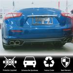 Maserati Ghibli Base 2018-2020 Rear Bumper Diffuser Carbon Fiber
