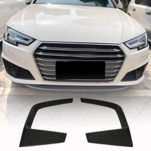 Audi S4 A4 Sline B9 Sedan Pre-facelift 2017-2020 Front Fog Lamp Vents Carbon Fiber