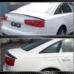 Audi A6 C7 Sline S6 Sedan 2012-2019 Rear Trunk Spoiler Carbon Fiber