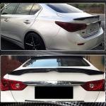 Infiniti Q50 Q50S 2014-2022 Rear Trunk Spoiler Carbon Fiber