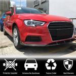 Audi A3 8V.5 Base Sedan Facelift 2017-2020 Carbon Fiber Front Bumper Lip Carbon Fiber