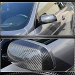 BMW 5 Series E60 E61 Carbon Fiber Add-on Side Rearview Mirror Cover Caps Pair