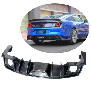 Ford Mustang V8 GT 2018-2020 Rear Bumper Diffuser Carbon Fiber
