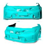 Honda Civic TYPE R Hatchback 4-Door 2023+ Front Bumper Lip Carbon Fiber