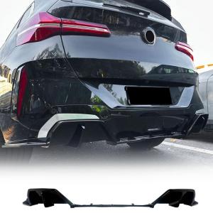 Gloss Black Rear Bumper Diffuser Compatible with BMW X3 G45 G48 M Sport 2025 2026 ABS Lower Bumper Lip Spoiler Body Kit Factory Outlet