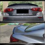 Infiniti Q50 Q50S Sedan 2014-2023 Rear Trunk Spoiler Carbon Fiber