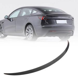 Tesla Model 3 2023 Rear Trunk Spoiler Dry Carbon Fiber