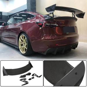 Tesla Model 3 Rear Trunk Spoiler Dry Carbon Fiber