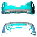 BMW X6M F96 2023 2024 Rear Bumper Diffuser Dry Carbon Fiber